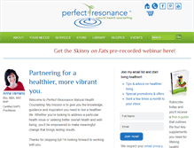 Tablet Screenshot of perfectresonance.com